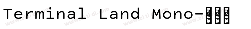Terminal Land Mono字体转换